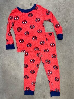 Marvel Spider-Man Pajama Set Size 4T Red Toddler PJs